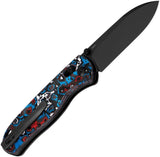 Kizer Cutlery Drop Bear Clutch Nebula Knife DLC S45VN Blade Carbon Fiber Handle For EDC Enthusiasts by Kizer Cutlery