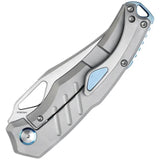 Kizer Torngat Framelock Knife S35VN Tanto 3.38in Blade Gray Titanium Handle For EDC Fans by Kizer Cutlery