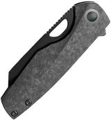 Kizer Sparrow Framelock Marble Carbon Fiber Knife With S35VN Sheepsfoot Blade For EDC Enthusiasts by Kizer Cutlery