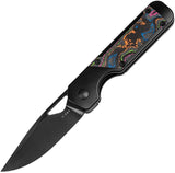 Kizer Cutlery Mini Militaw Framelock 80s KI3634SA1 by Kizer Cutlery