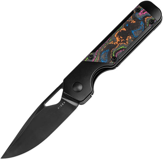 Kizer Cutlery Mini Militaw Framelock 80s KI3634SA1 by Kizer Cutlery