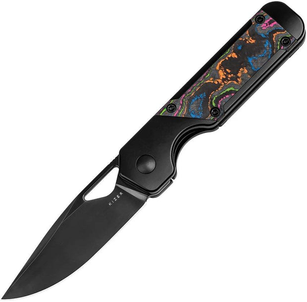 Kizer Cutlery Mini Militaw Framelock 80s KI3634SA1 by Kizer Cutlery