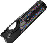 Kizer Cutlery Mini Militaw Framelock Knife with S45VN Blade and Black Ti Handle for EDC Enthusiasts by Kizer Cutlery