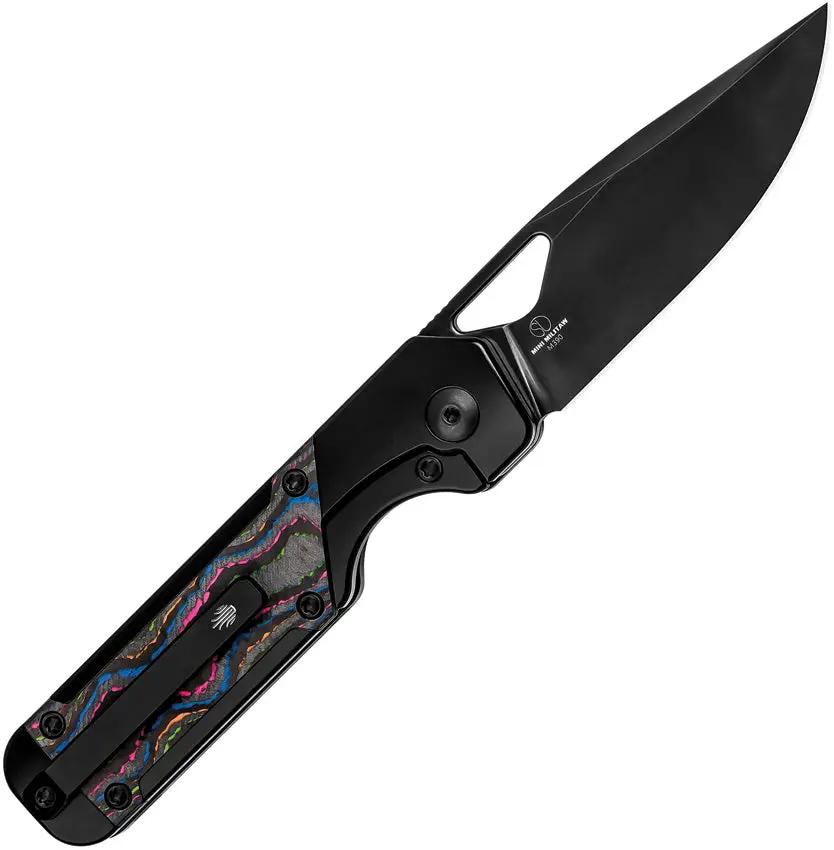 Kizer Cutlery Mini Militaw Framelock Knife with S45VN Blade and Black Ti Handle for EDC Enthusiasts by Kizer Cutlery