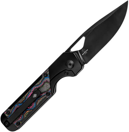 Kizer Cutlery Mini Militaw Framelock Knife with S45VN Blade and Black Ti Handle for EDC Enthusiasts by Kizer Cutlery