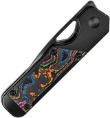 Kizer Cutlery Mini Militaw Framelock Knife with S45VN Blade and Black Ti Handle for EDC Enthusiasts by Kizer Cutlery