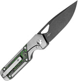 Kizer Mini Militaw Framelock Jungle Knife With S45VN Blade And Gray Titanium Handle For EDC Enthusiasts by Kizer Cutlery