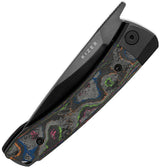 Kizer Mini Momo Linerlock Knife 80s Camouflage Carbon Fiber Handle S35VN For EDC Enthusiasts by Kizer Cutlery