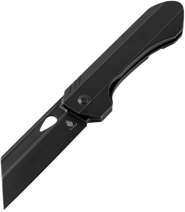 Kizer Huldra Framelock 3665A1 EDC Knife With Premium S35VN Blade And Titanium Handle Reverse Tanto by Kizer Cutlery