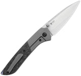 Kizer Spitfire Framelock Knife Ti CF Handle S35VN Drop Point Premium EDC Enthusiasts For Everyday Carry by Kizer Cutlery
