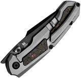 Kizer Cutlery Feweed Framelock Pur Haze EDC Knife With S35VN Harpoon Blade And Purple Haze Carbon Fiber Inlay by Kizer Cutlery