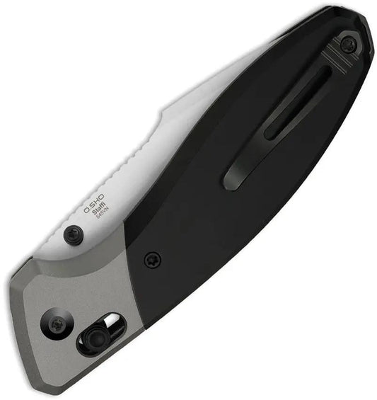 Kizer Staffi Clutch Lock Knife Ti Handle Premium S45VN Blade For EDC Fans With Thumb Stud Lanyard Hole Pocket Clip by Kizer Cutlery