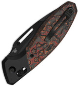 Kizer Bulli Clutch Knife EDC S45VN DLC Carbon Fiber Ti by Kizer Cutlery