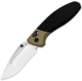 Kizer Bulli Clutch Knife Bronze Titanium Handle S45VN Drop Point EDC Premium Pocket Clip by Kizer Cutlery
