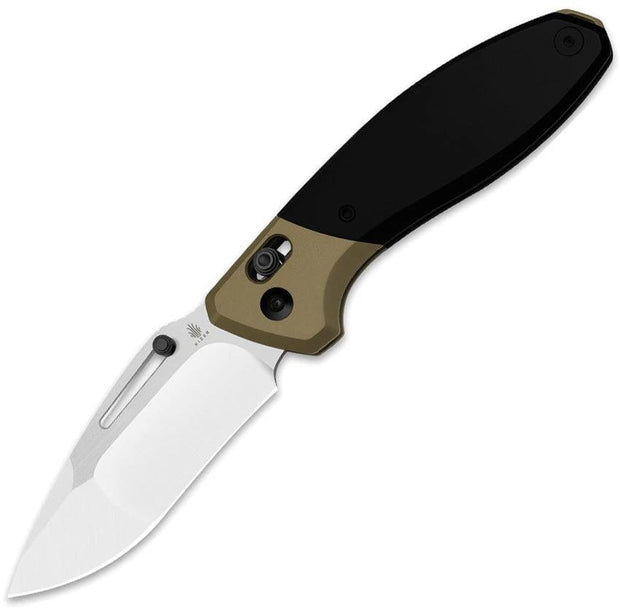 Kizer Bulli Clutch Knife Bronze Titanium Handle S45VN Drop Point EDC Premium Pocket Clip by Kizer Cutlery