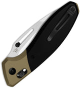 Kizer Bulli Clutch Knife Bronze Titanium Handle S45VN Drop Point EDC Premium Pocket Clip by Kizer Cutlery