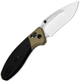 Kizer Bulli Clutch Knife Bronze Titanium Handle S45VN Drop Point EDC Premium Pocket Clip by Kizer Cutlery