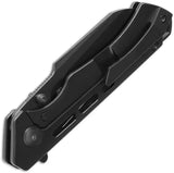 Kizer Crest Framelock EDC Knife Black Ti S35VN PVD 3 Inch Blade 4.5 Inch Closed For Everyday Carry Fans by Kizer Cutlery