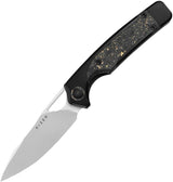 Kizer Cutlery Ara Linerlock Gold Flake KI3729A1 by Kizer Cutlery