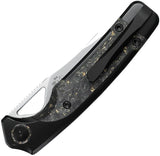 Kizer Ara Linerlock 3in S45VN Blade Gold Flake Inlay EDC by Kizer Cutlery