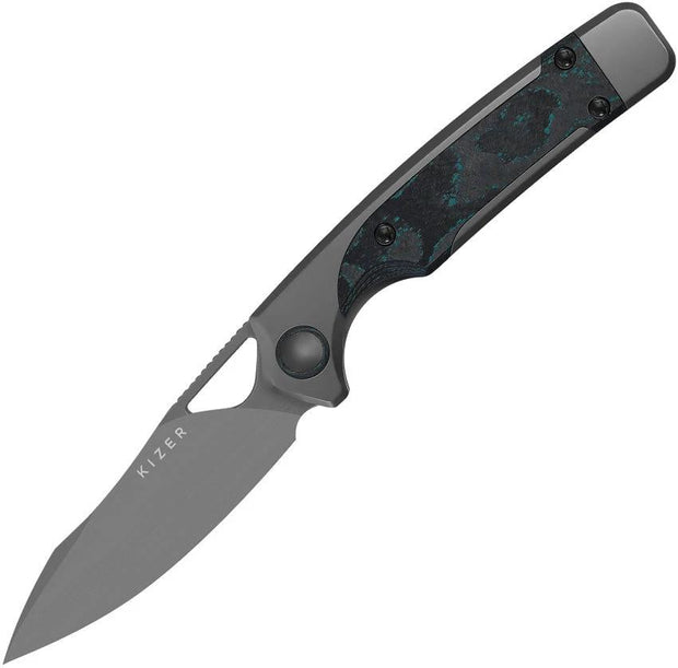 Kizer Cutlery Ara Linerlock Brittany Blue KI3729A2 by Kizer Cutlery