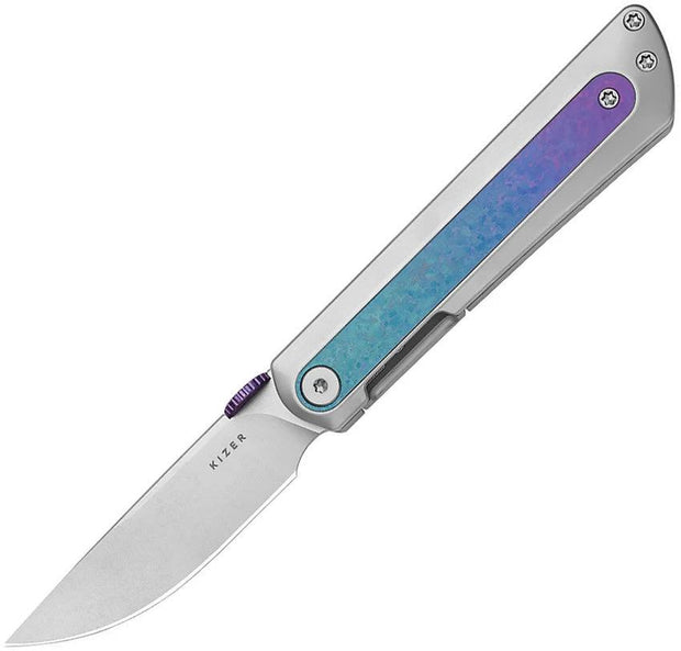 Kizer Cutlery Quoll Framelock Crystal Ti KI3733A2 by Kizer Cutlery