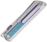 Kizer Quoll Framelock Crystal Ti Knife Ki3733A2 S45VN Drop Point EDC for Knife Enthusiasts by Kizer Cutlery