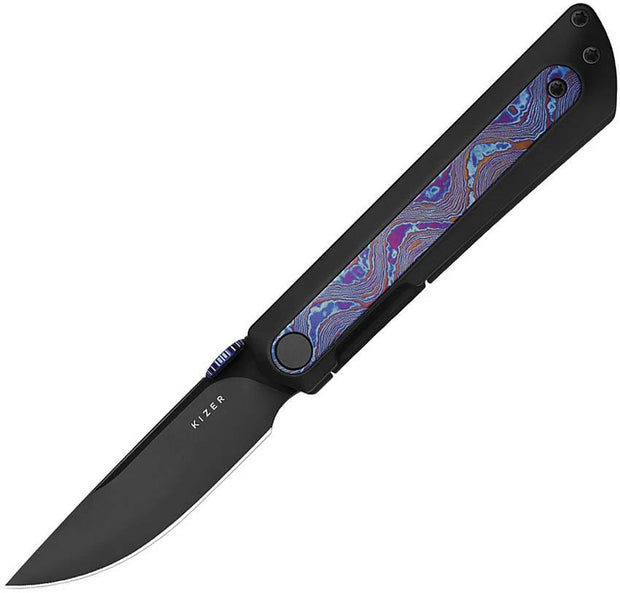 Kizer Cutlery Quoll Framelock Timascus KI3733A3 by Kizer Cutlery