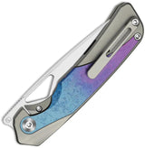 Kizer Topsail Framelock Crystal Ti Inlay EDC Knife S45VN 3.13in Blade for Collectors by Kizer Cutlery