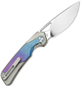 Kizer Topsail Framelock Crystal Ti Inlay EDC Knife S45VN 3.13in Blade for Collectors by Kizer Cutlery