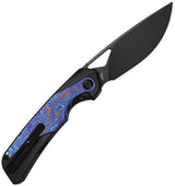 Kizer Cutlery Topsail Framelock Timascus Knife S45VN Blade With Timascus Inlay For EDC Enthusiasts by Kizer Cutlery
