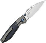 Premium Kizer Cutlery Shrike Framelock Knife Richlite Inlay S45VN Drop Point 2.75in Blade For EDC Enthusiasts by Kizer Cutlery