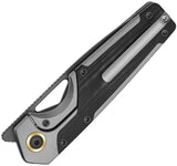 Kizer Serpentine Framelock Knife Elmax Blade DLC Coated Titanium Handle With Micarta Inlay For EDC Enthusiasts by Kizer Cutlery