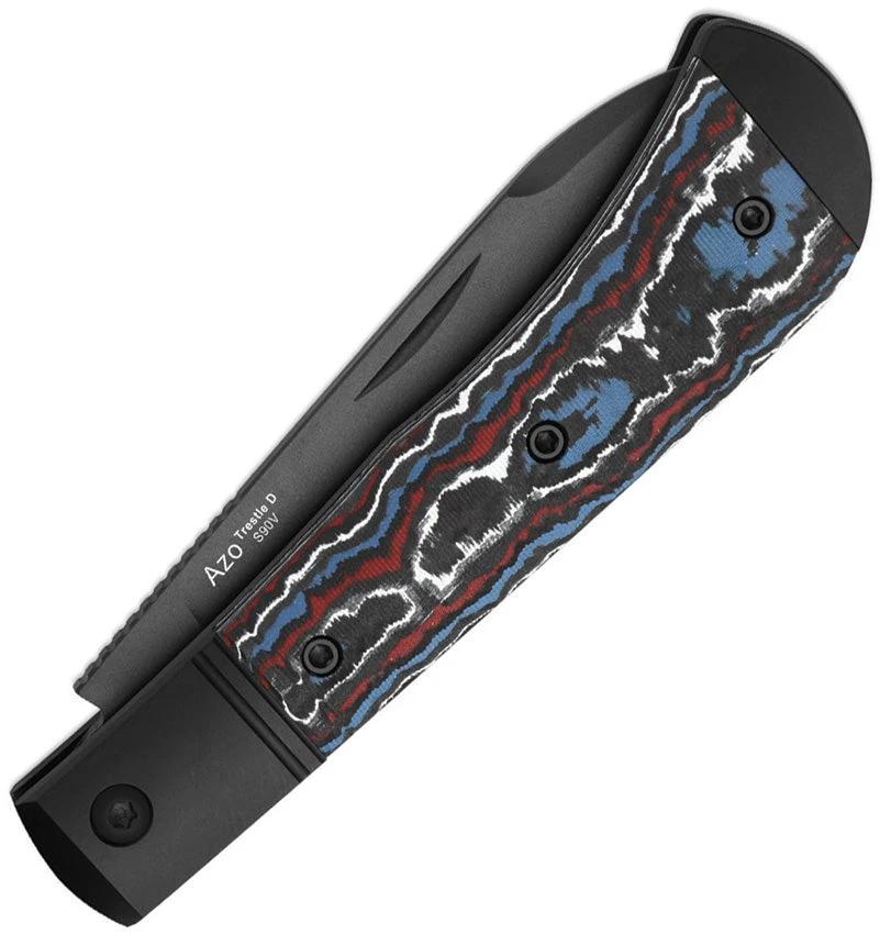 Kizer Trestle D Premium Slip Joint Knife S90V DLC Blade Carbon Fiber Handle For EDC Enthusiasts by Kizer Cutlery
