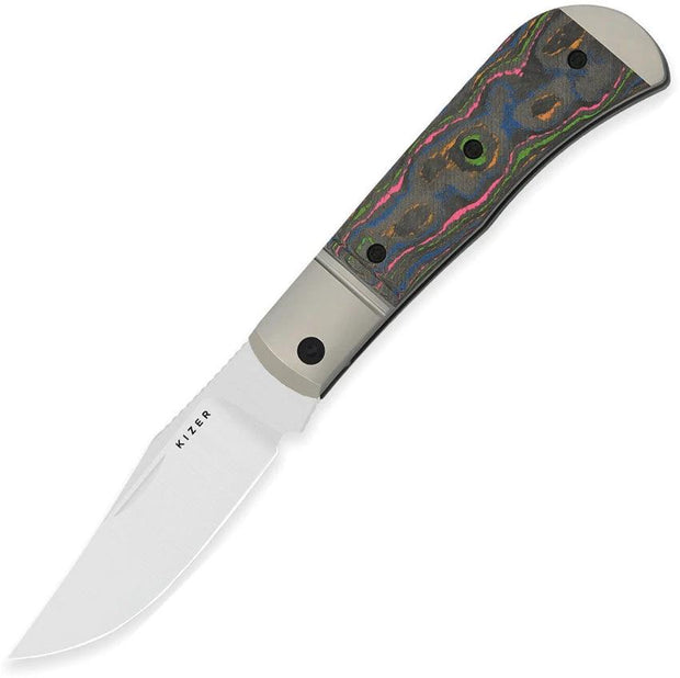 Kizer Cutlery Trestle Slip Joint 80s CF KI3761A2 by Kizer Cutlery