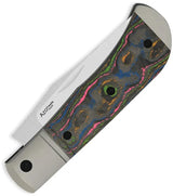 Kizer Cutlery Trestle Slip Joint Knife 80s CF S45VN Clip Point Gray Titanium Handle For EDC Enthusiasts by Kizer Cutlery