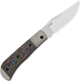 Kizer Cutlery Trestle Slip Joint Knife 80s CF S45VN Clip Point Gray Titanium Handle For EDC Enthusiasts by Kizer Cutlery