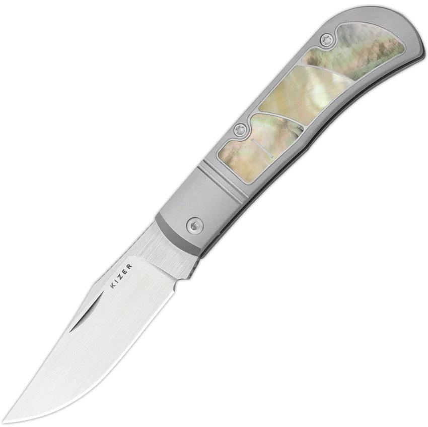 Kizer Cutlery Trestle Slip Joint MOP KI3761A3 by Kizer Cutlery