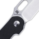 Kizer Cutlery Cormorant Button Lock Knife With Premium S35VN Blade Black White G10 EDC Ready by Kizer Cutlery