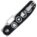Kizer Cutlery Cormorant Button Lock Knife 3.25 Inch S35VN Satin Blade G10 Handle For EDC Enthusiasts by Kizer Cutlery