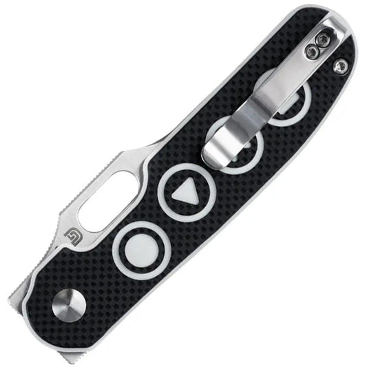 Kizer Cutlery Cormorant Button Lock Knife 3.25 Inch S35VN Satin Blade G10 Handle For EDC Enthusiasts by Kizer Cutlery