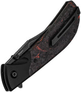 Kizer Phoenix Linerlock Knife KI4647A1 S35VN Blade Fat Carbon Inlay Extended Tang Aluminum Handle EDC by Kizer Cutlery