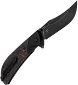 Kizer Phoenix Linerlock Knife KI4647A1 S35VN Blade Fat Carbon Inlay Extended Tang Aluminum Handle EDC by Kizer Cutlery