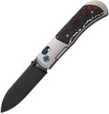 Kizer Cutlery Tycho Clutch Lock Fat CF Knife With Black DLC S45VN Blade And Carbon Fiber Inlay For EDC Enthusiasts by Kizer Cutlery