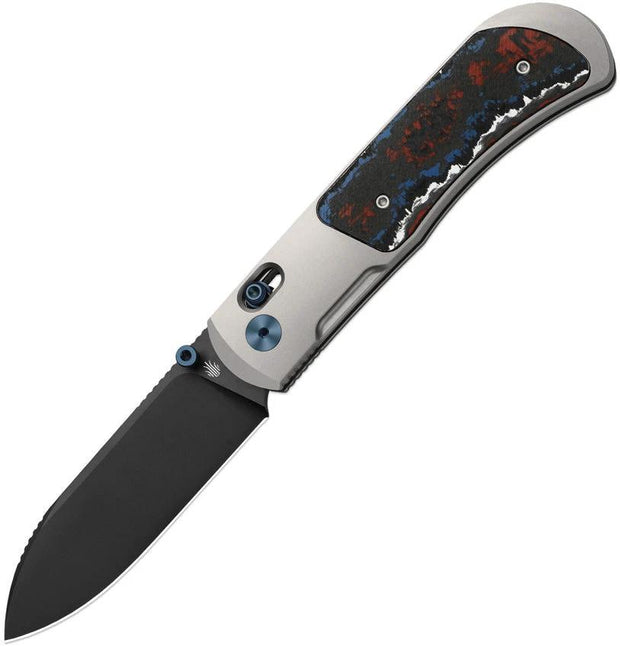Kizer Cutlery Tycho Clutch Lock Fat CF Knife With Black DLC S45VN Blade And Carbon Fiber Inlay For EDC Enthusiasts by Kizer Cutlery