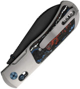 Kizer Cutlery Tycho Clutch Lock Fat CF Knife With Black DLC S45VN Blade And Carbon Fiber Inlay For EDC Enthusiasts by Kizer Cutlery