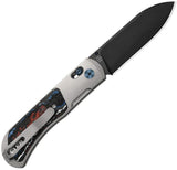 Kizer Cutlery Tycho Clutch Lock Fat CF Knife With Black DLC S45VN Blade And Carbon Fiber Inlay For EDC Enthusiasts by Kizer Cutlery