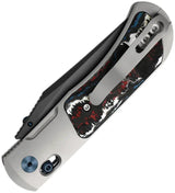 Kizer Cutlery Tycho Clutch Lock Fat CF EDC Knife With DLC Coated S45VN Blade Premium Nebula Fat Carbon Fiber Inlay by Kizer Cutlery
