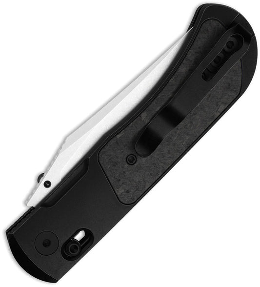Kizer Tycho Clutch Lock Knife CF KI4761A4 S45VN Blade Black Titanium Handle With Carbon Fiber Inlay EDC by Kizer Cutlery