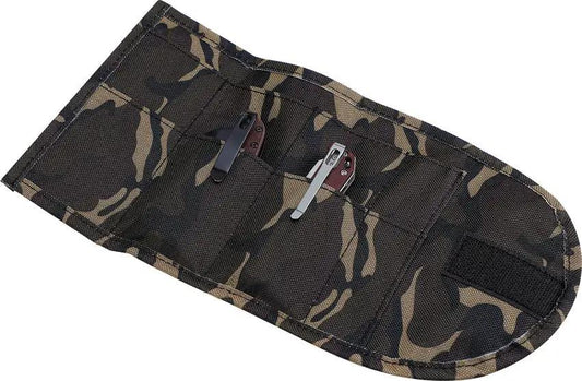 Kizer Knife Roll Camo Nylon Holds Eight Folding Knives Free With Any Purchase For Knife Enthusiasts Today by Kizer Cutlery